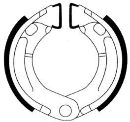 Remsegmentset Newfren GF0260 Puch P1, Zap