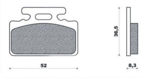 Remblokset Newfren FD0139 Sym Mio Voor