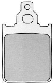 Jeu de plaquettes de frein Newfren FD0194 Piaggio Quartz - Italjet Formula-50 Avant