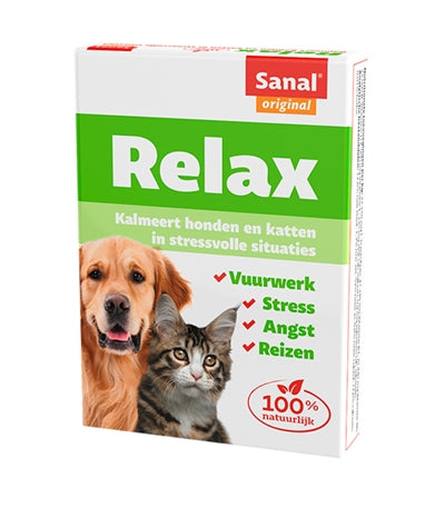 Sanal Hond kat relax kalmeringstablet