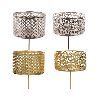 Kaemingk kandelaar ijzer 4ass | 6 stuks