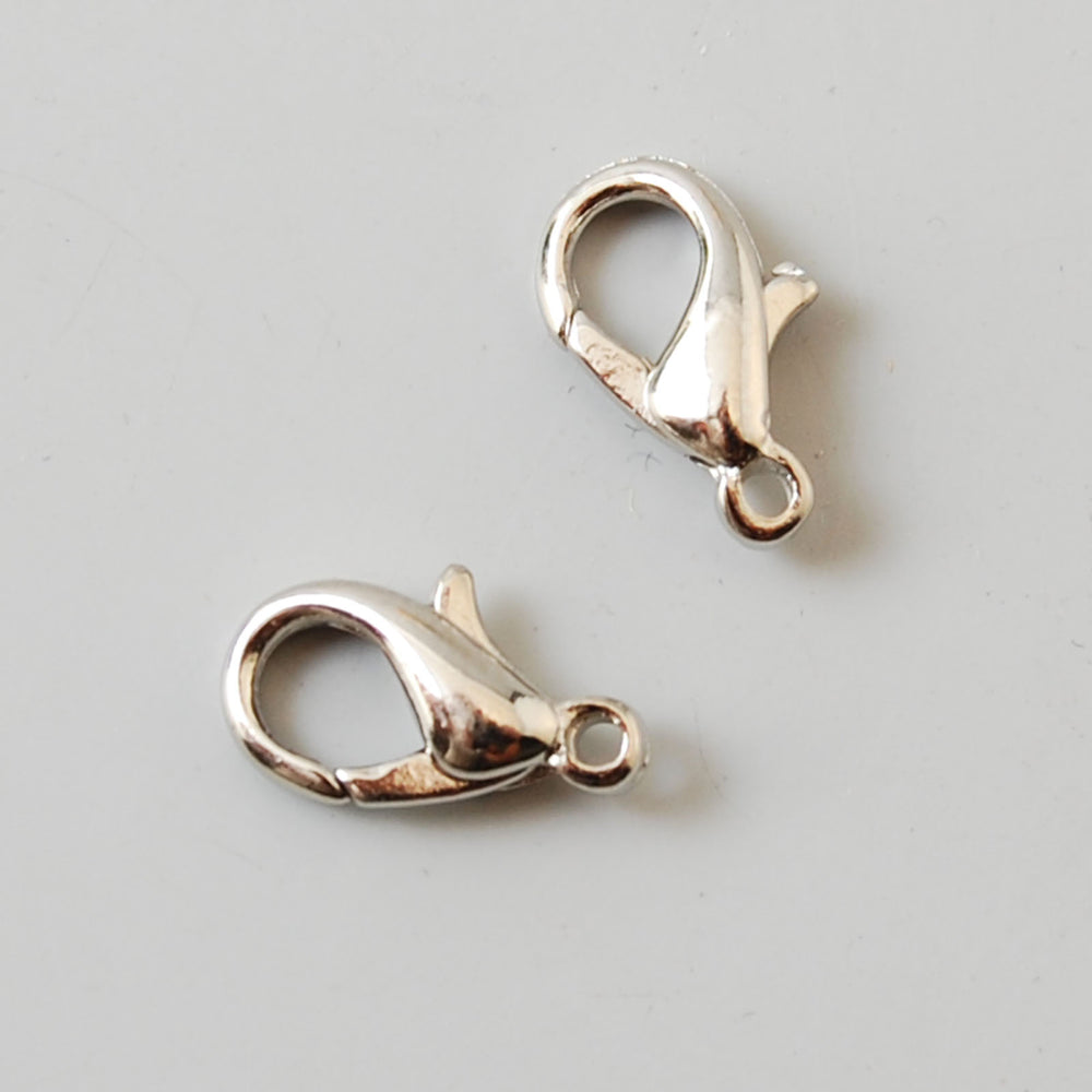 Vaessen creative • karabijnsluiting 11mm 2pcs silver