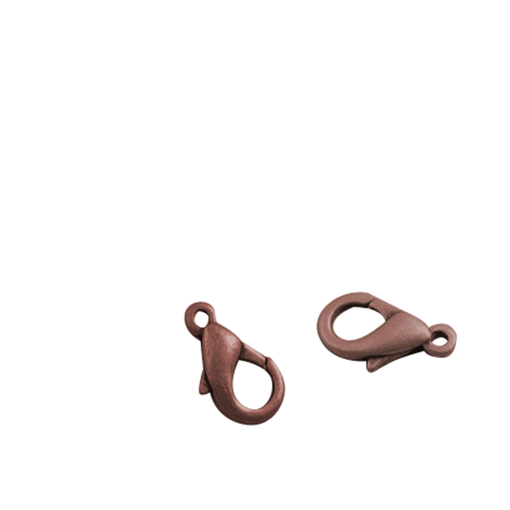 Vaessen creative • karabijnslot 11mm 2pcs antiek koper