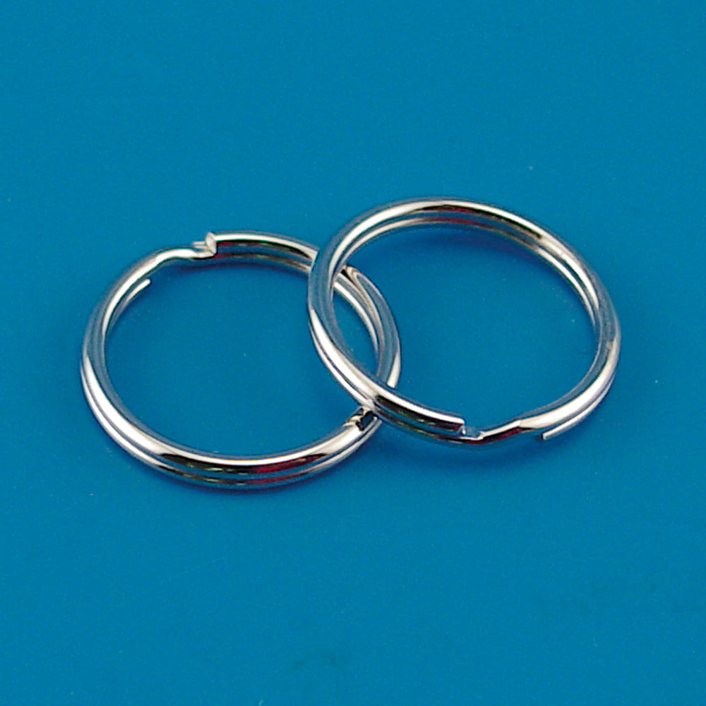 Vaessen creative • steel split ring 25mm 10pcs silver