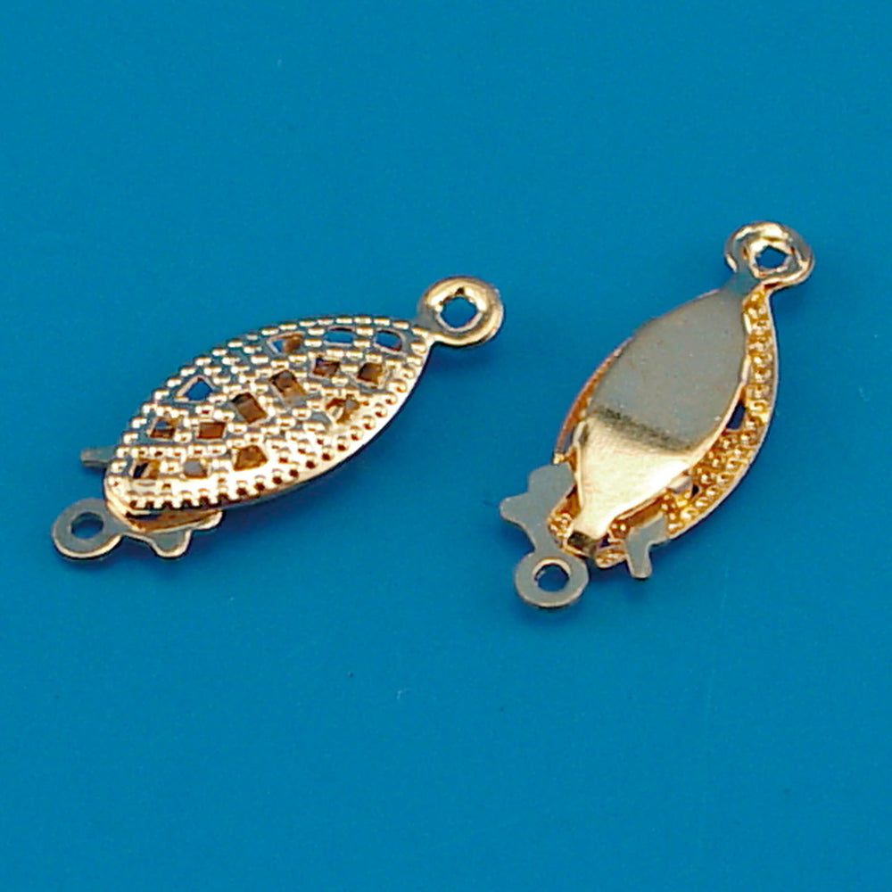 Vaessen creative • siersluiting 15mm 2pcs gold