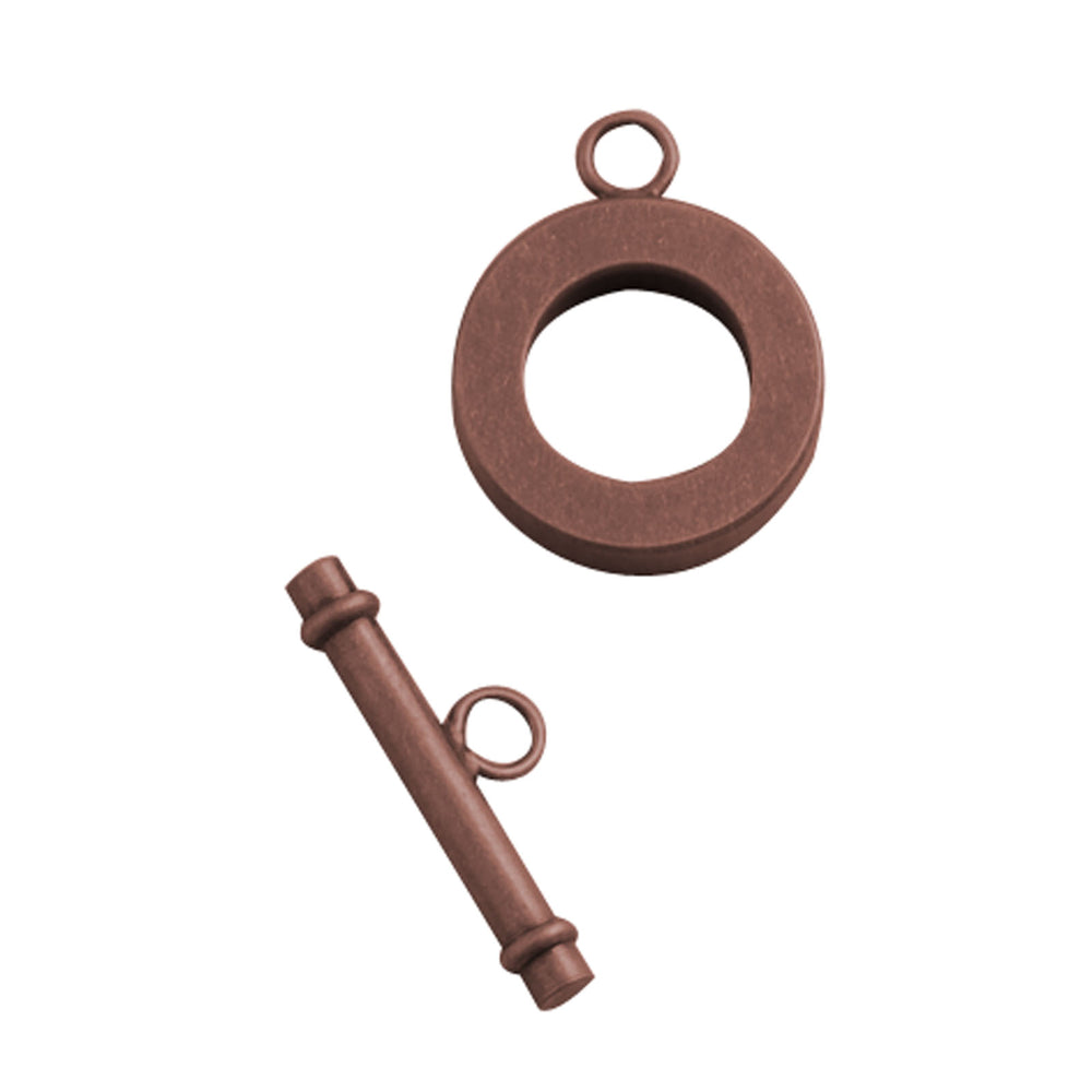 Darice • toggle clasp ring antique copper