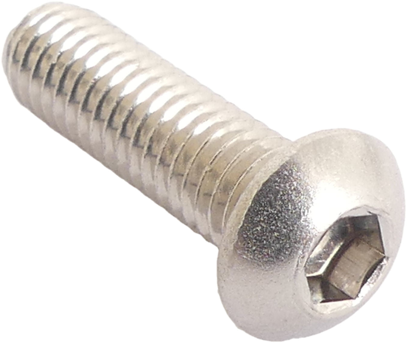 Bofix remschijfbout m6 inbus met bolkop RVS (10 stuks)