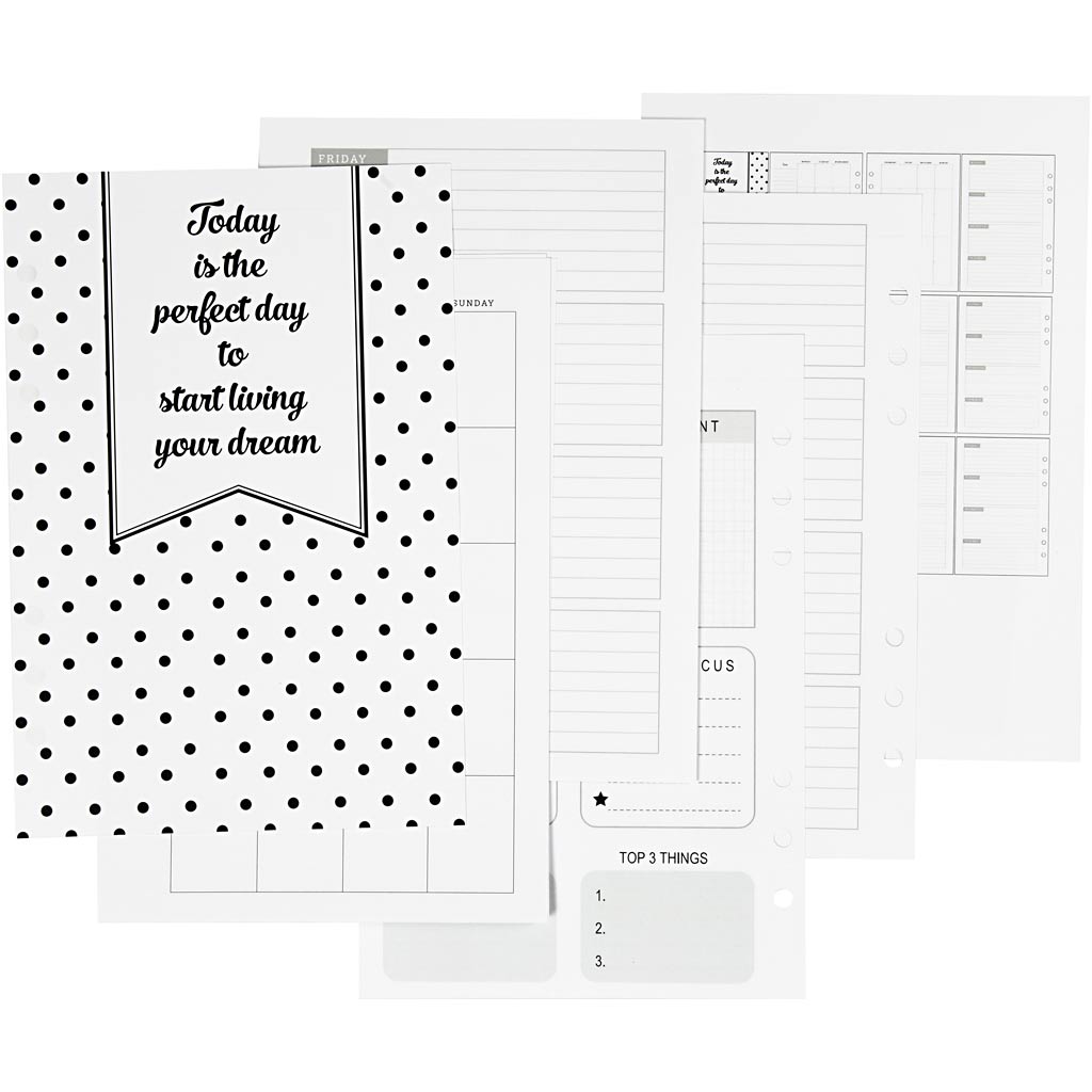 Creatieve bedrijfsplanner bulletjournal pagina's, 7ldg.