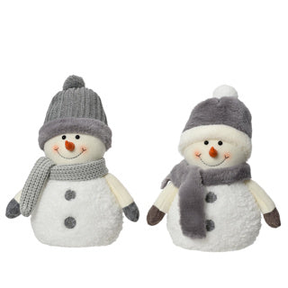 Kaemingk sneeuwpop polyester 2assl.20cm x w.12cm x h.29cm