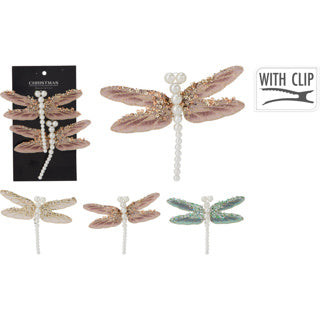 Libel met klip 13cm 3ass | 12 stuks