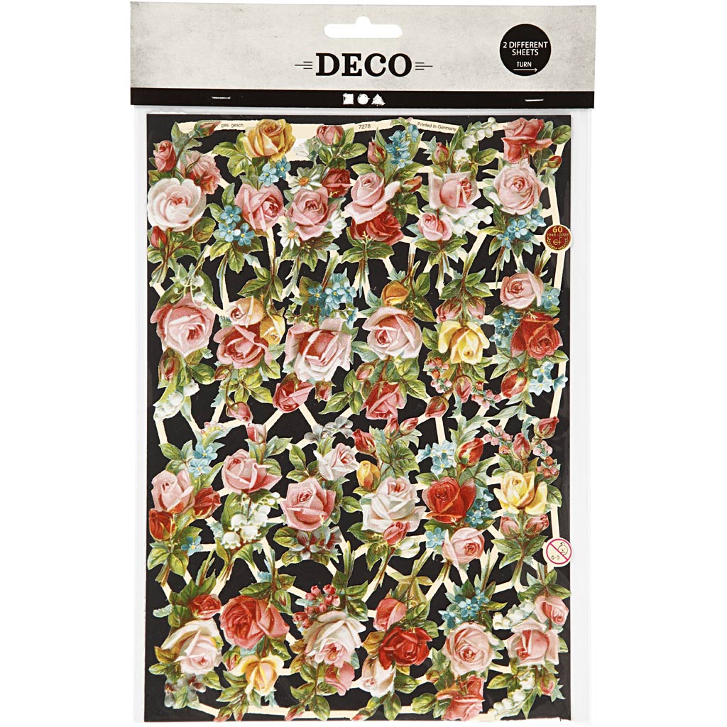 Https: www.cchobby.nl vintage-plaatjes-kleine-bloemen-vel-16-5x23-5-cm-2-vel-1-doos