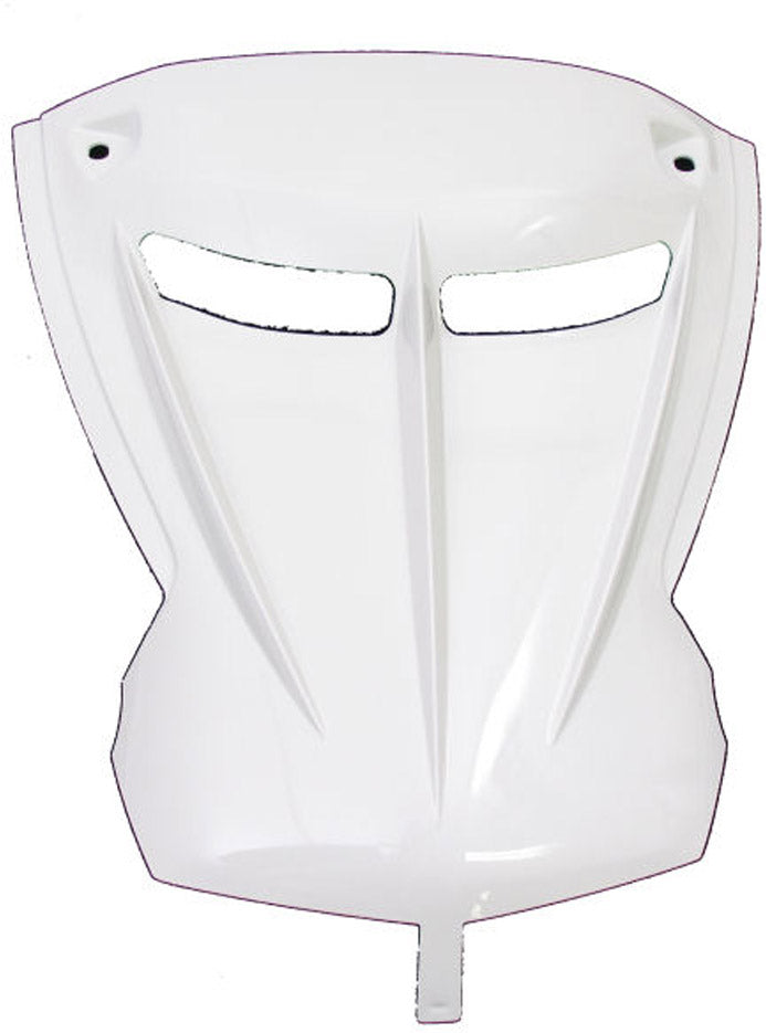 Bord de dessous de selle Peugeot speedfight 2 blanc brillant