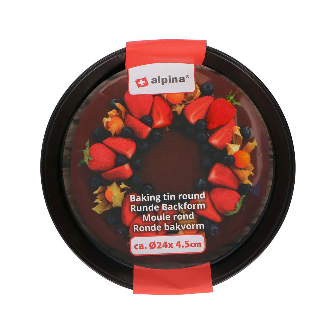 Alpina bakvorm rond, 24x4,5cm