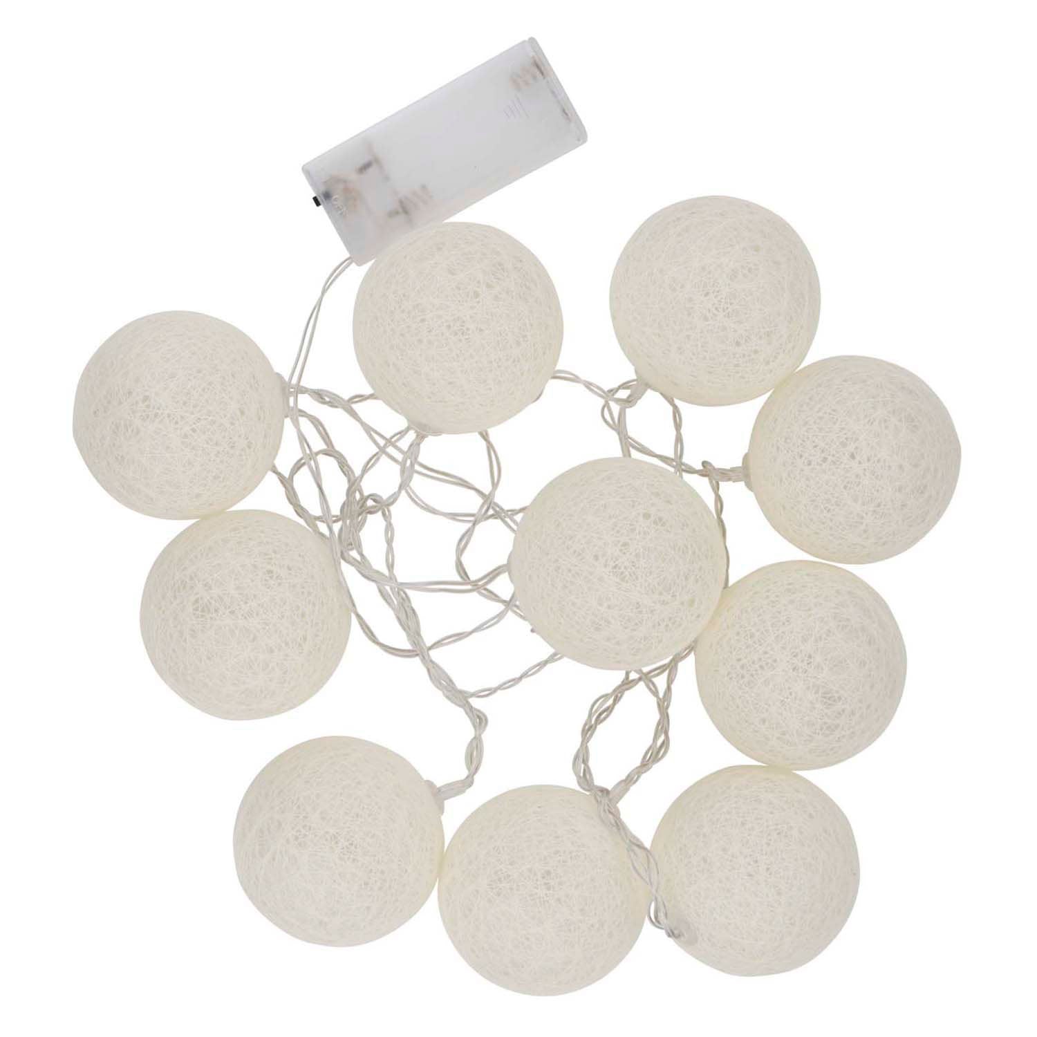 Arti casa snoer met 10 led-bolletjes