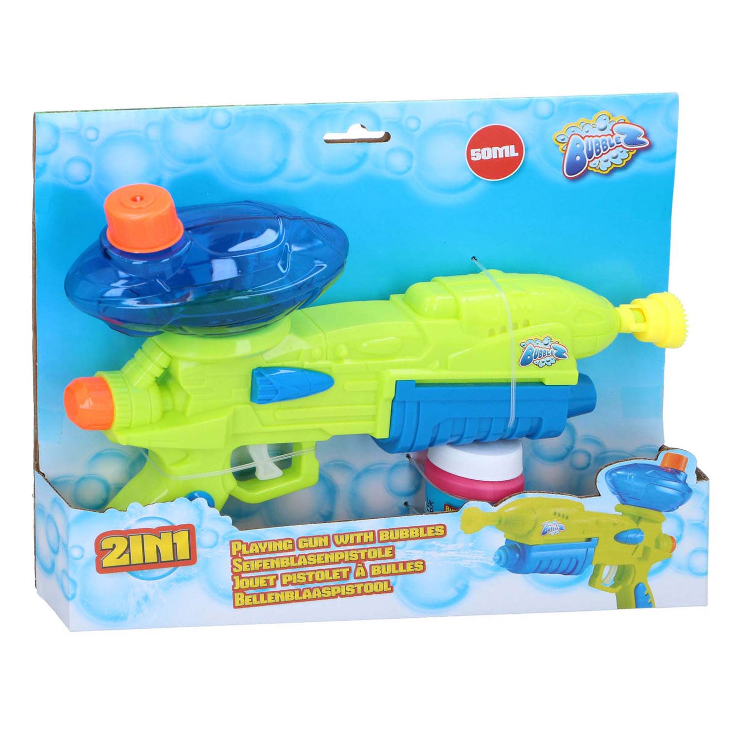 Bellenblaaspistool 2in1