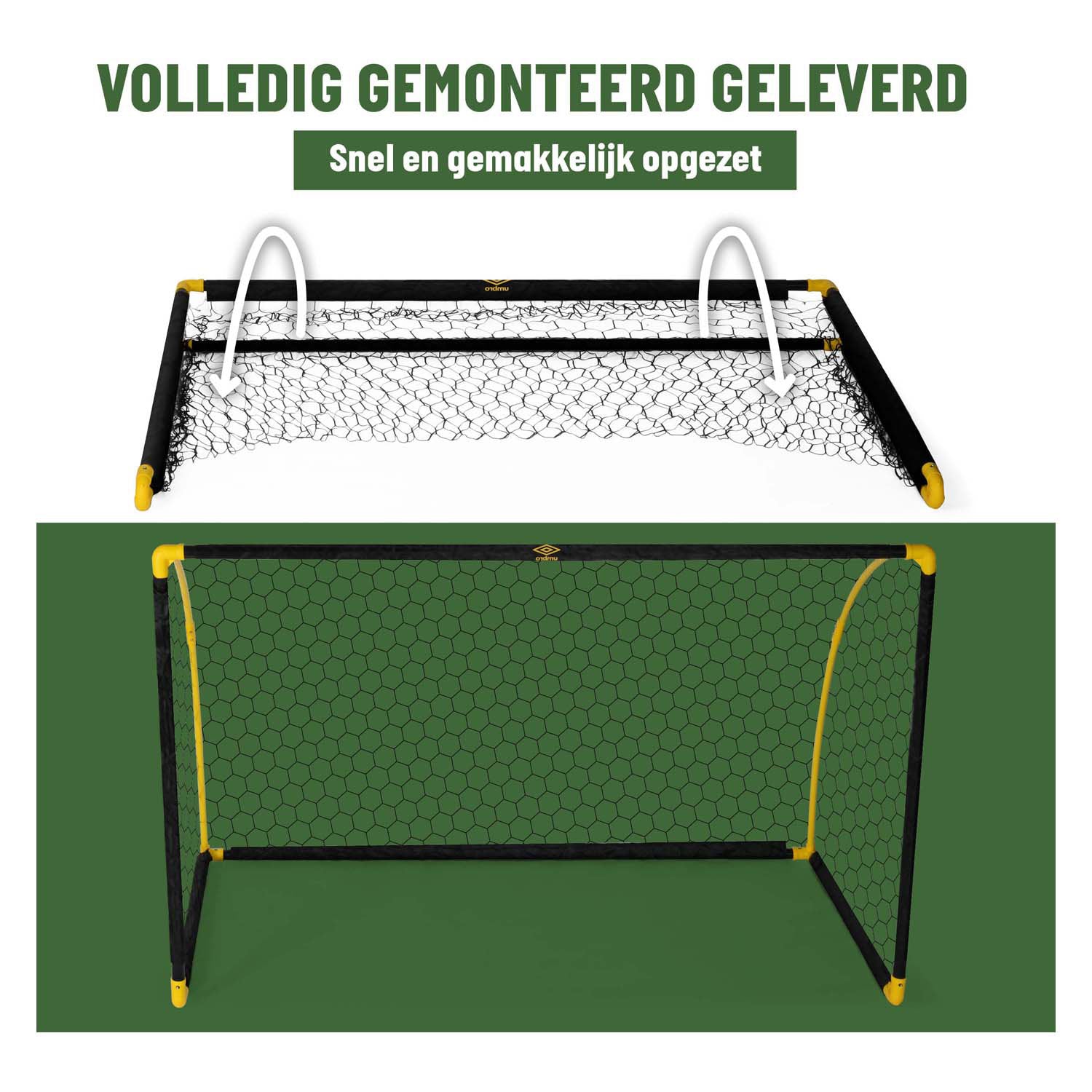 Voetbaldoel 180x90x120cm