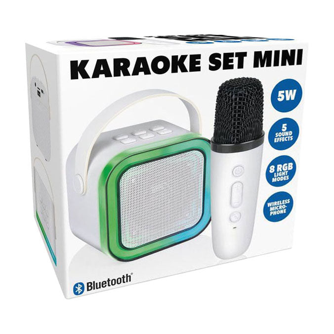 Karaoke set met draadloze microfoon