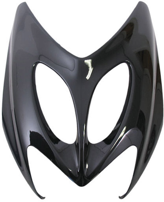 Rand voorfront boven yamaha aerox bj. 2014 zwart metallic