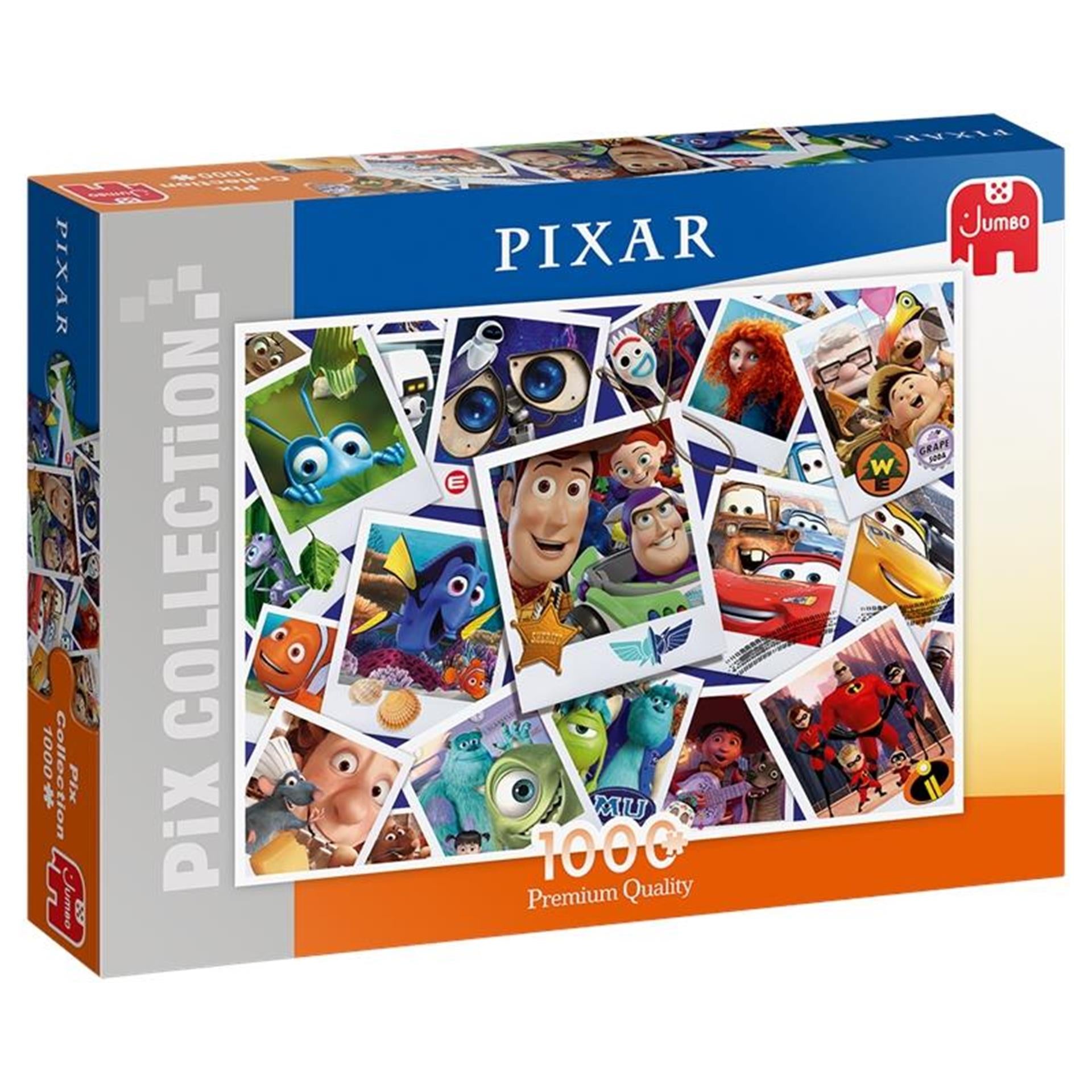 Jumbo puzzel pixar 1000pcs
