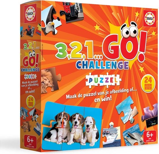Intro alleen spellen 3-2-1 go challenge puzzels