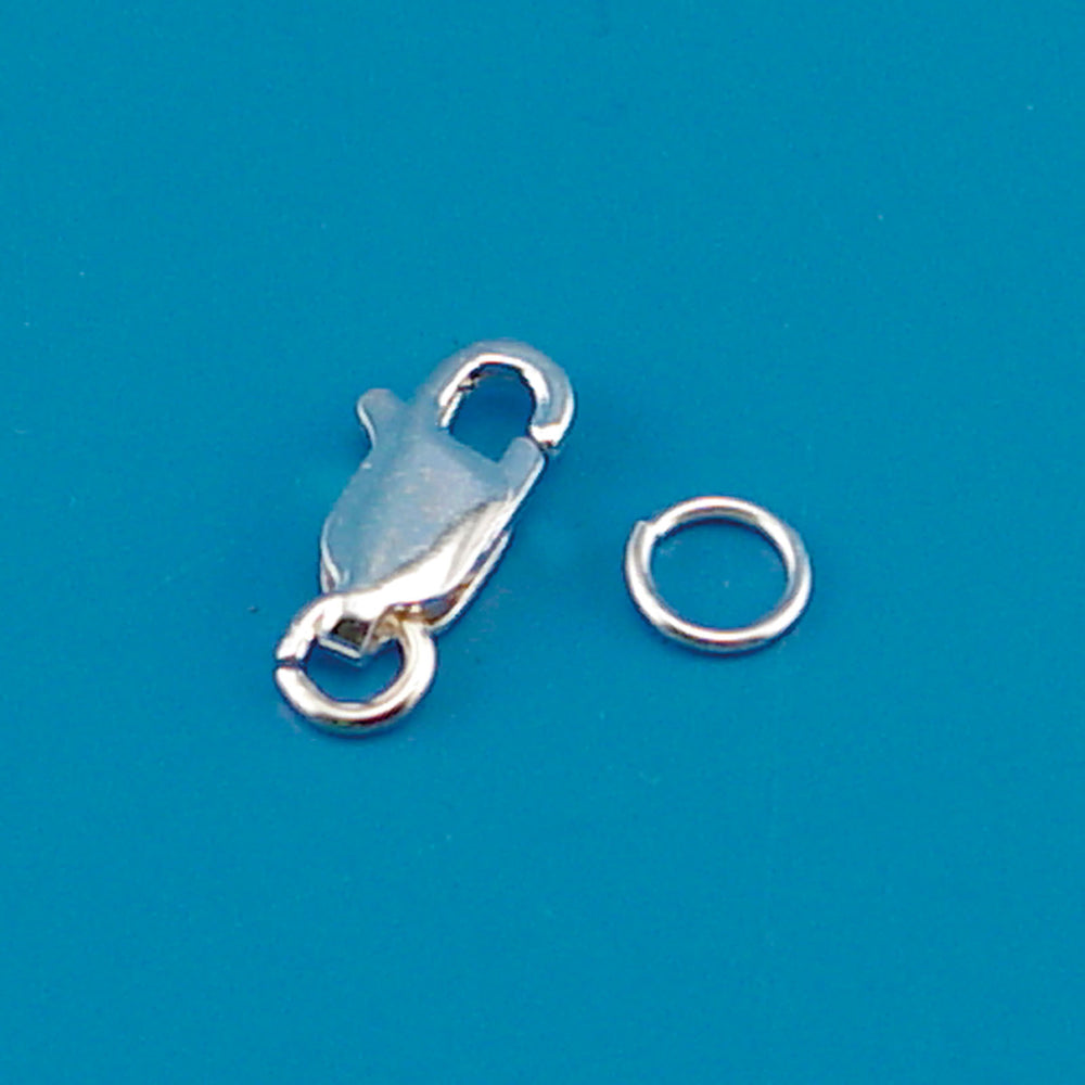 Vaessen creative • karabijnsluiting 14mm 2pcs silver plated