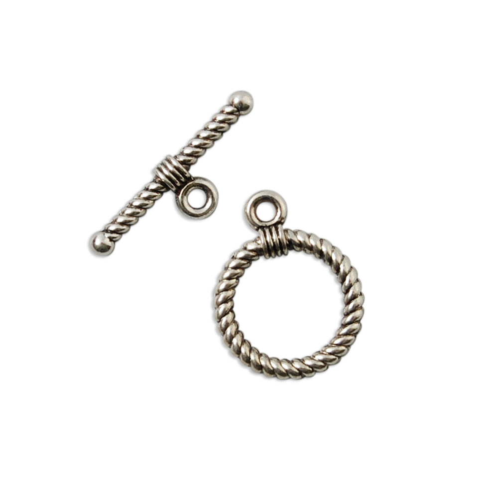 Vaessen creative • siersluiting touw 18mm silver