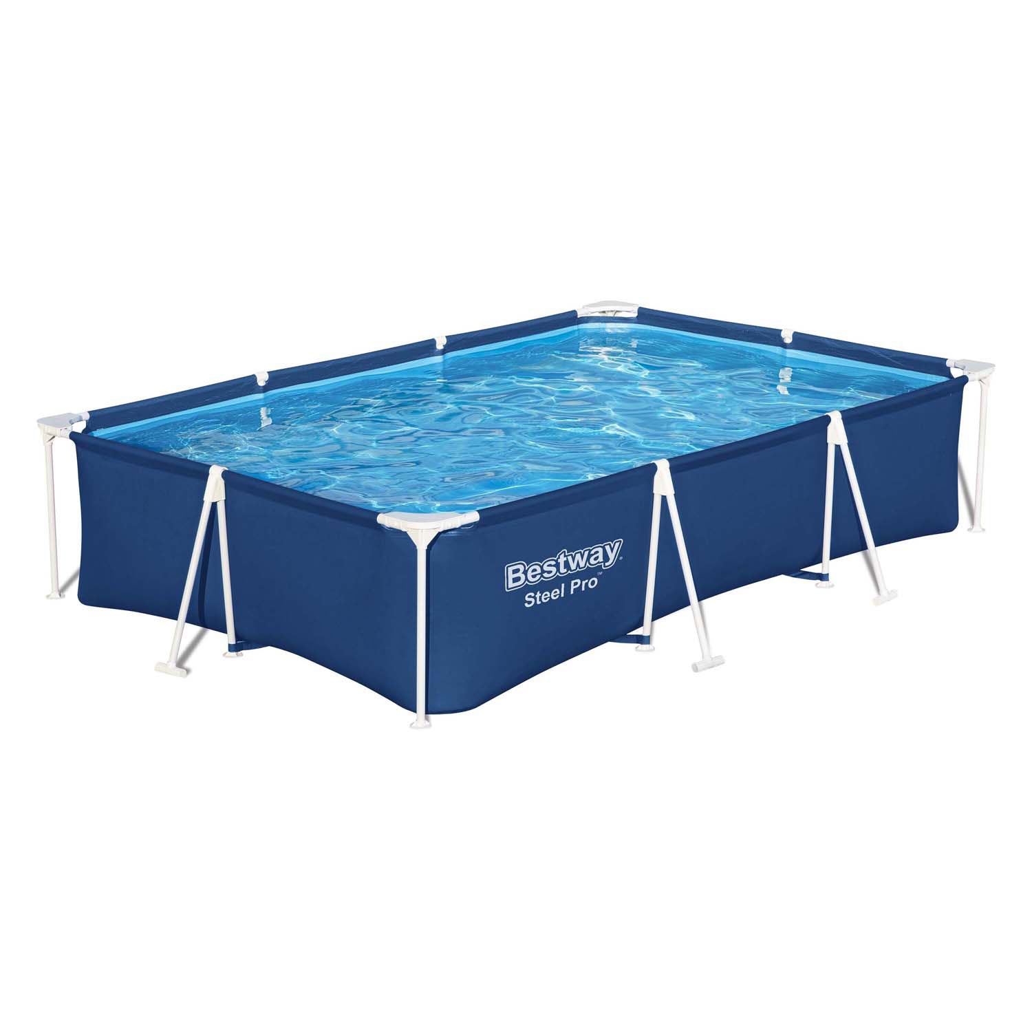 Bestway zwembad staal pro set rechthoekig, 300cm