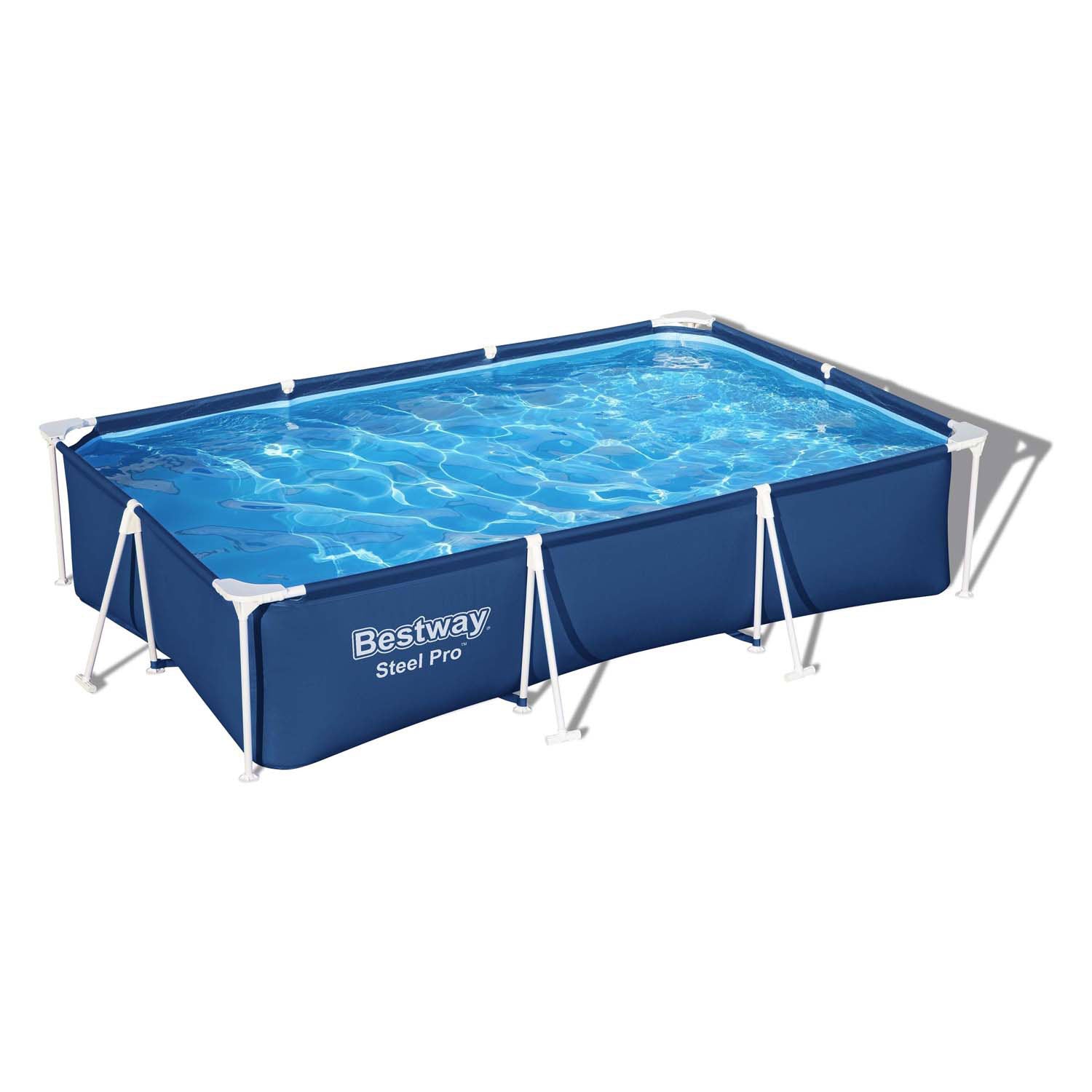 Bestway zwembad staal pro set rechthoekig, 300cm