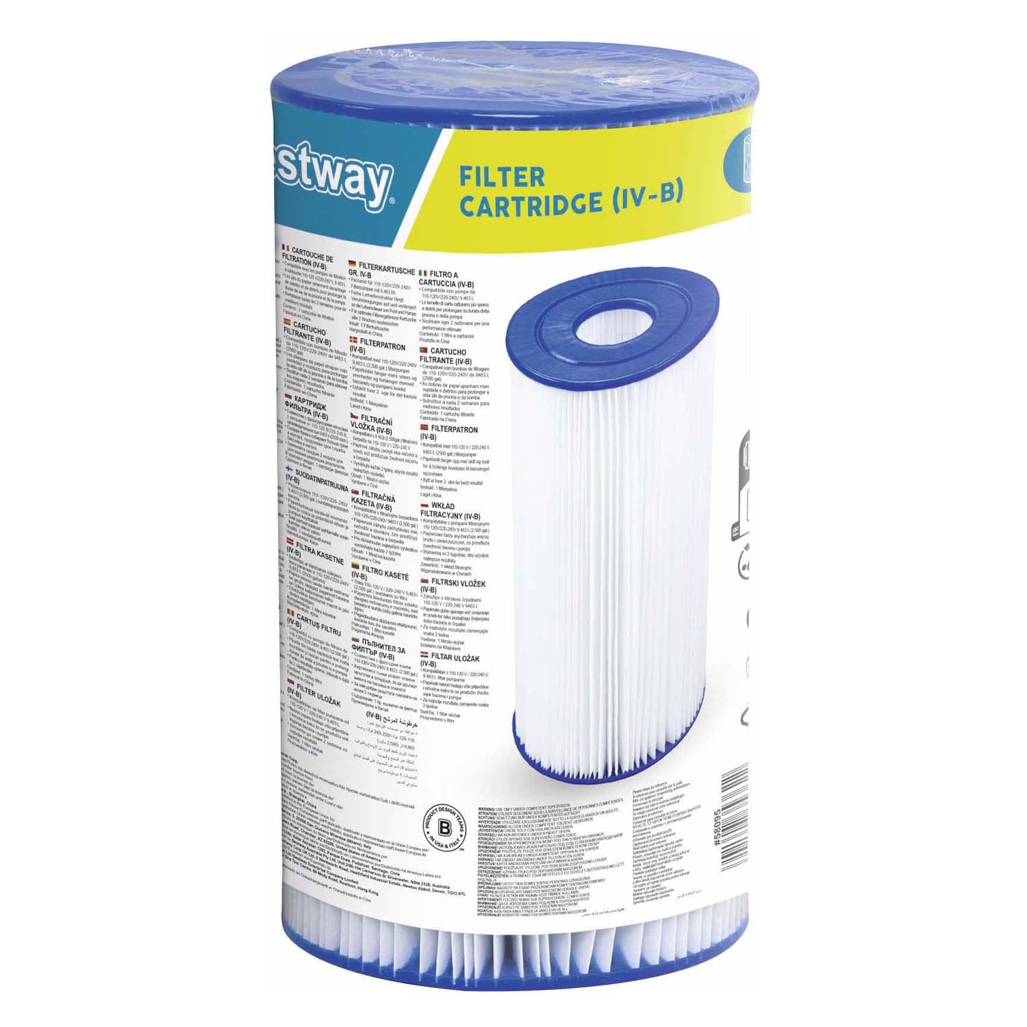 Bestway cartridgefilter type iv voor filterpomp