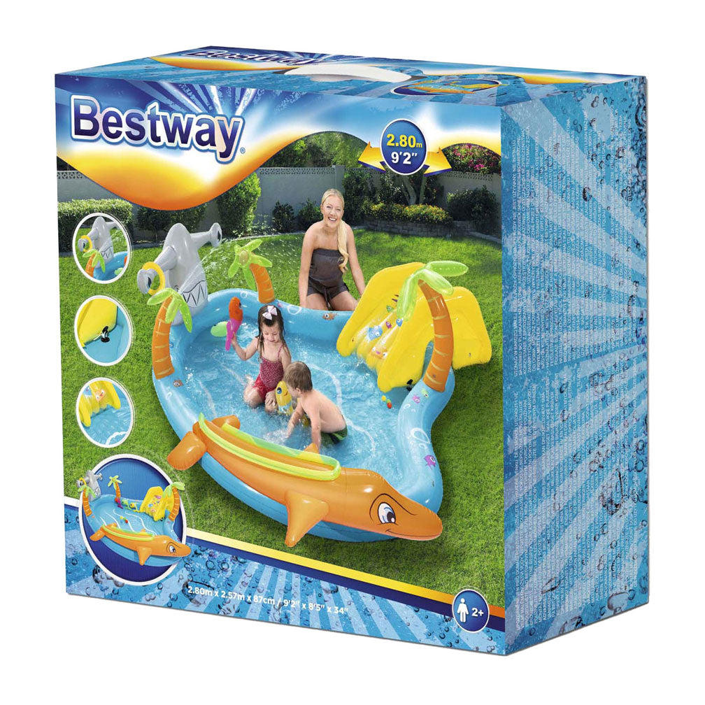 Bestway speelcentrum speel zwembad zee leven, 280cm