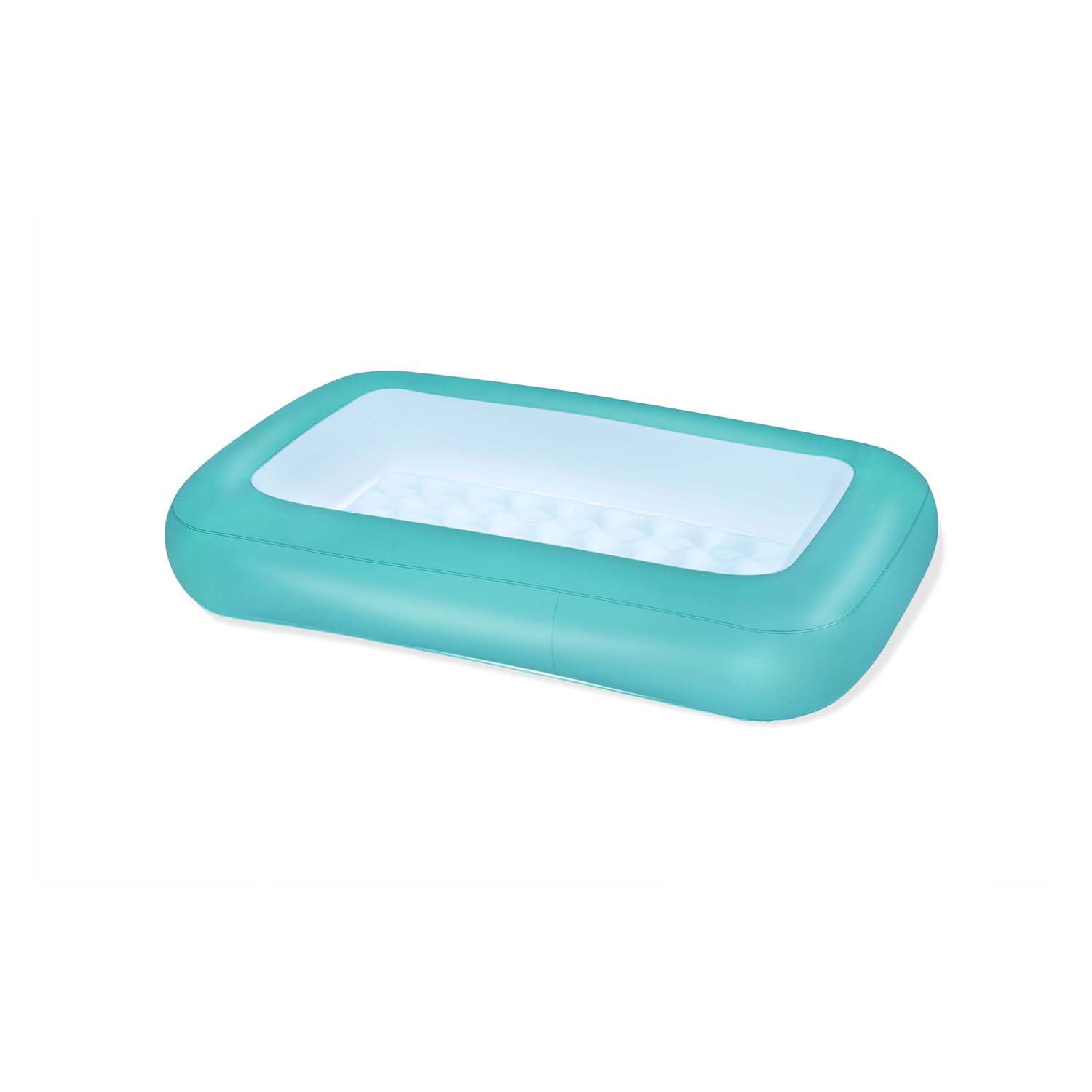 Bestway opblaasbaar kinderzwembad baby gewatteerde bodem 104x25 cm +2 jaar tuin 51115