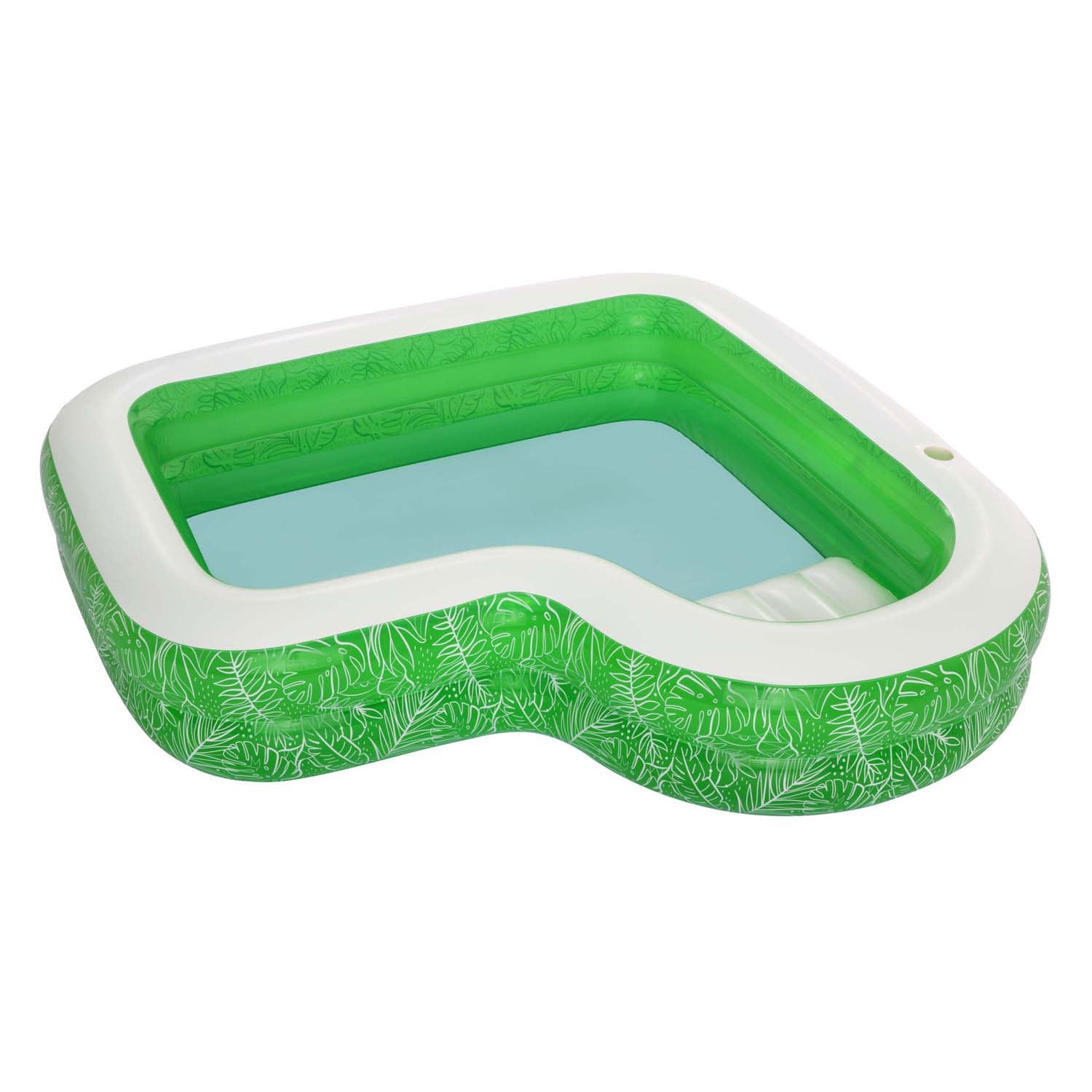 Bestway familiebad rechthoekig tropisch paradijs met zitje, 231cm