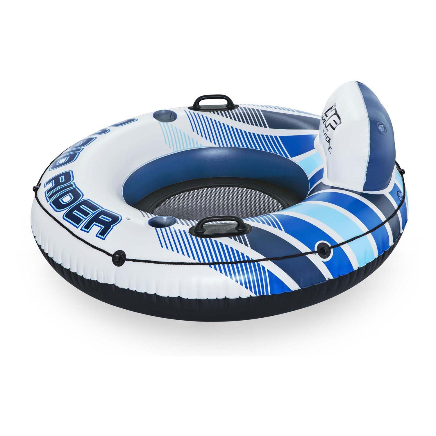 Bestway hydro force rapid rider single tube zwemband, 122cm