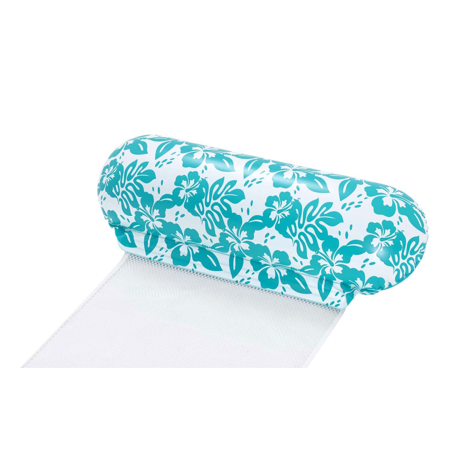 Bestway bloemen luchtbed met netbodem, 114cm