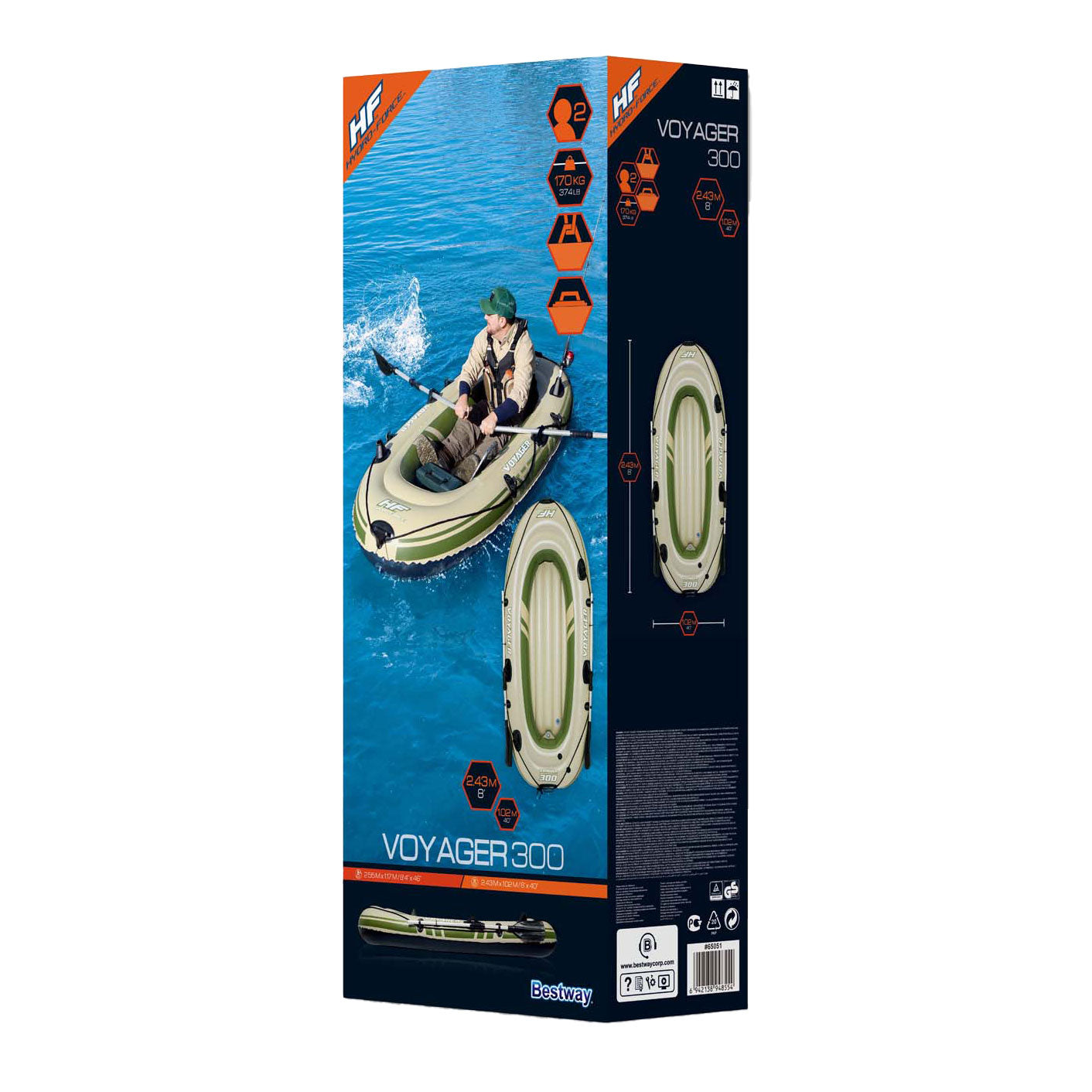 Hydroforce laars Voyager 300 set groen