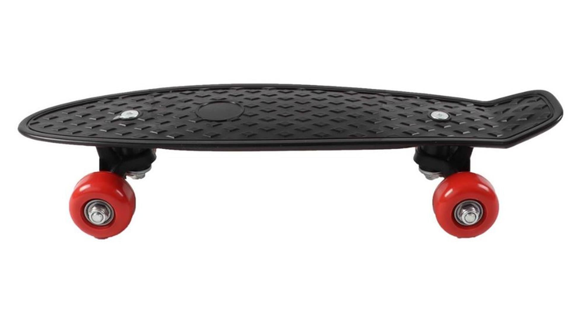 Jonotoys playfun pennyboard zwart een leuk klein skate board voor de beginners
