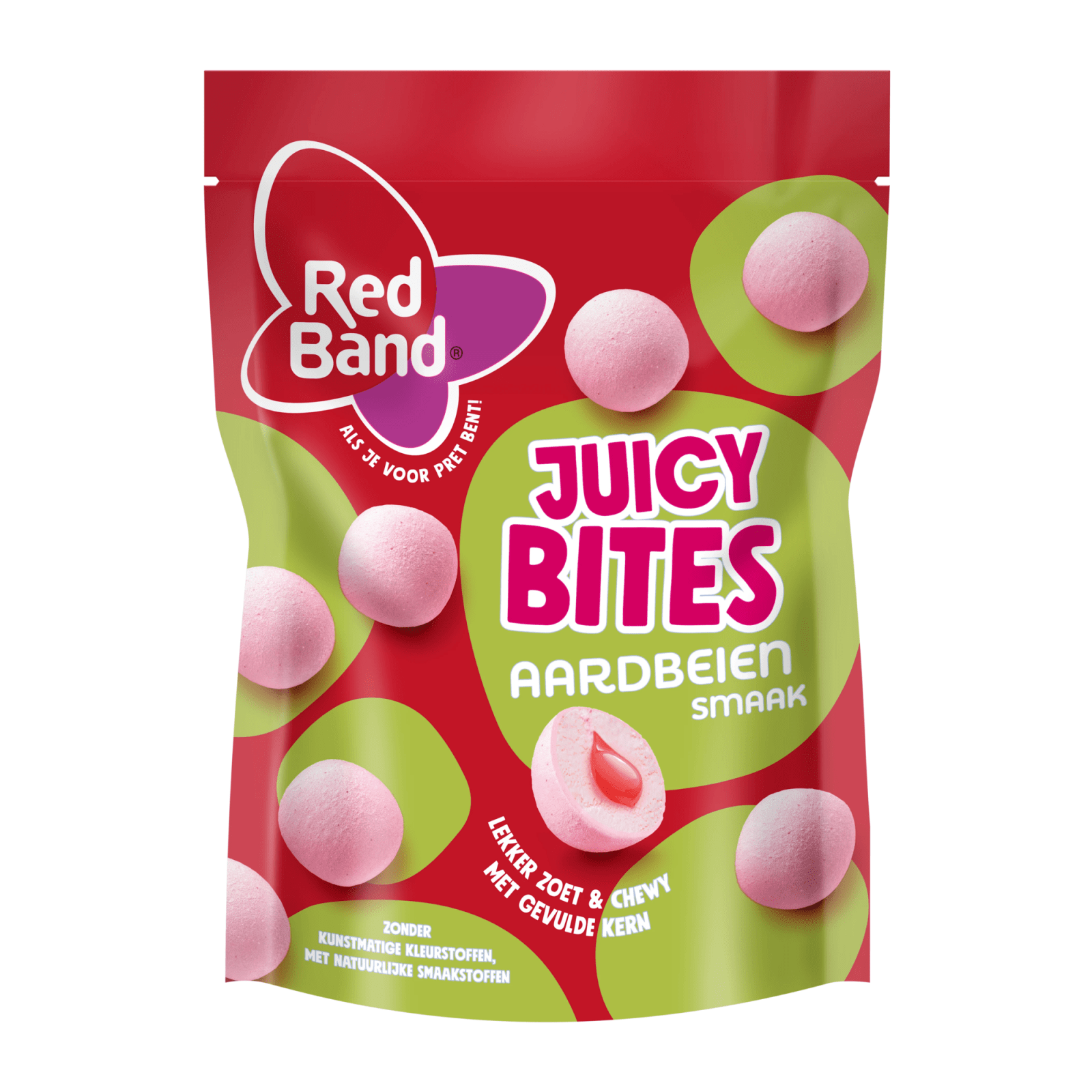 Red band bites strawberry (8x 145 gram)