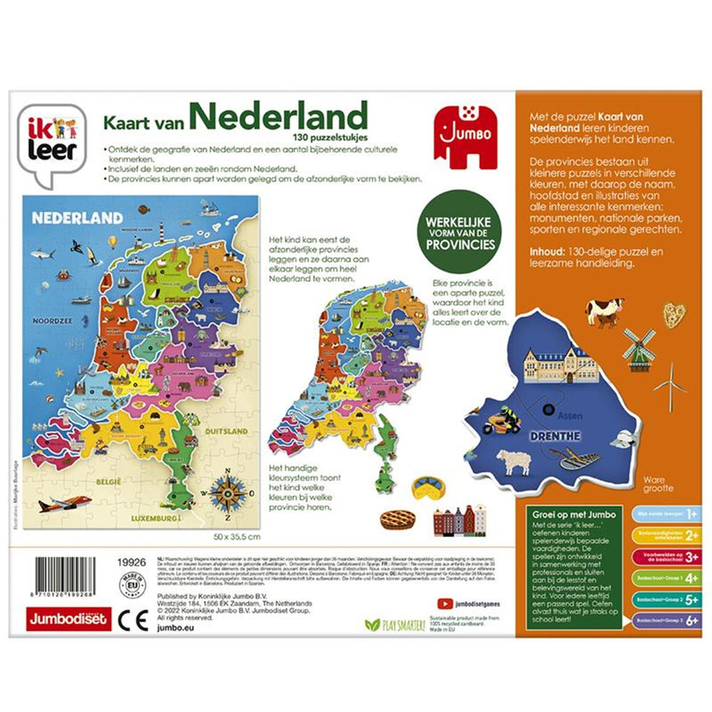 Jumbo ik leer kaart van nederland