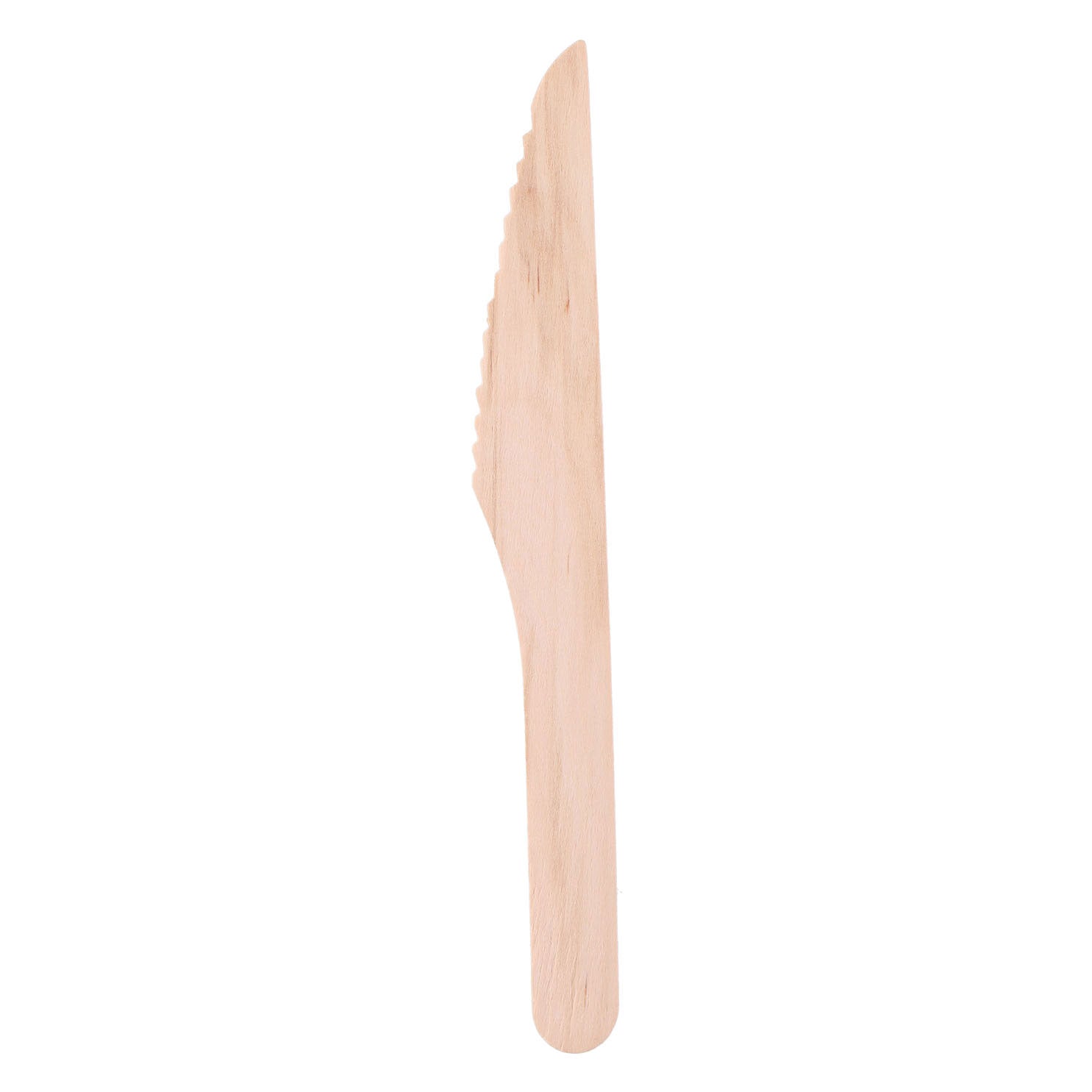Wegwerpmes hout 16cm, 50st.