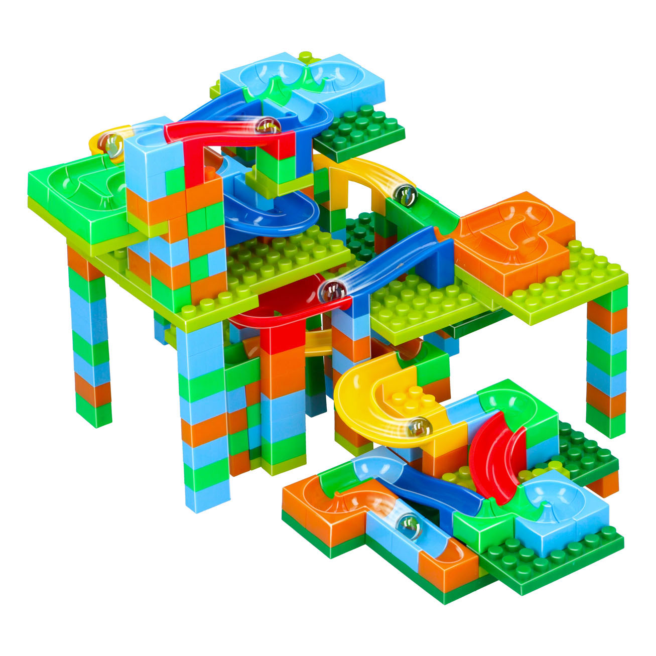 Kunststof Knikkerbaan Marmer, 248dlg.