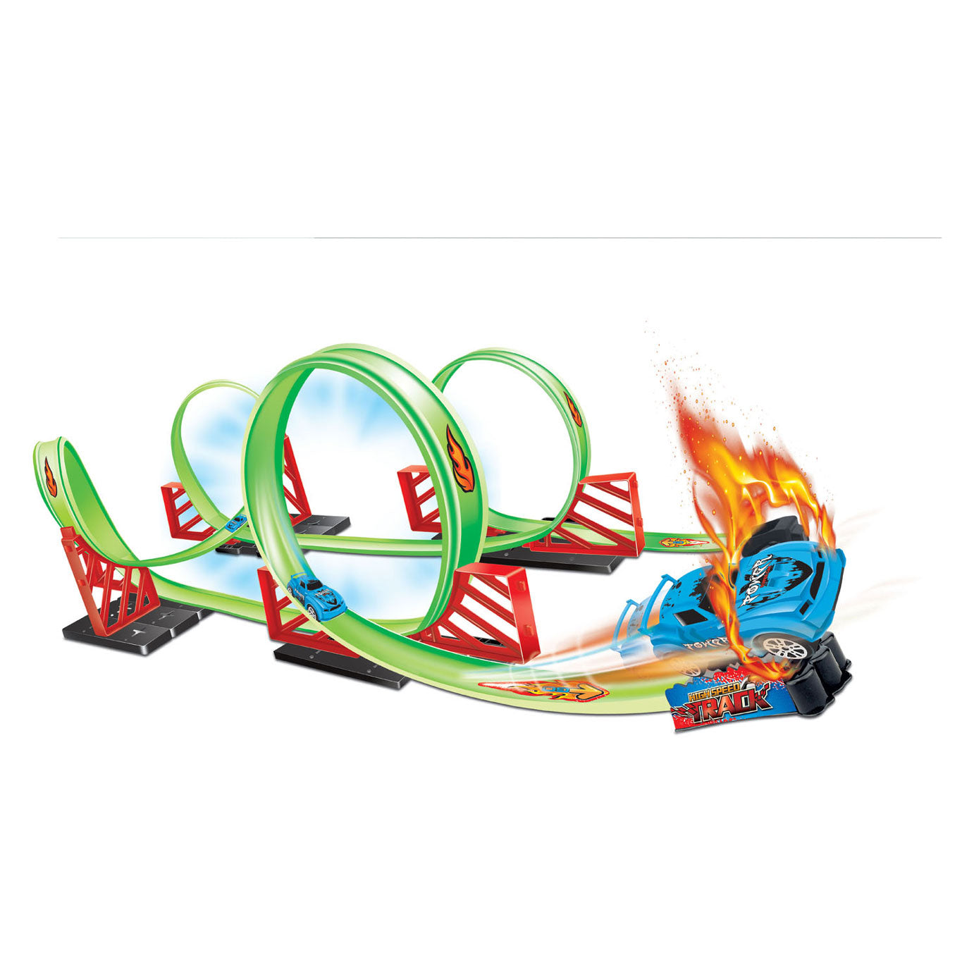 Racebaan Looping met Pullback 360 Auto, 32dlg.