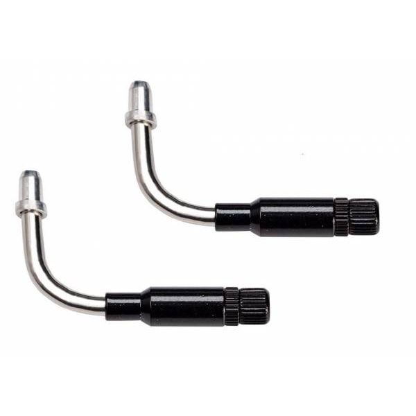 Elvedes Verstelbare V-brake bochtjes 90°Elvedes RVS kort model (2 stuks)