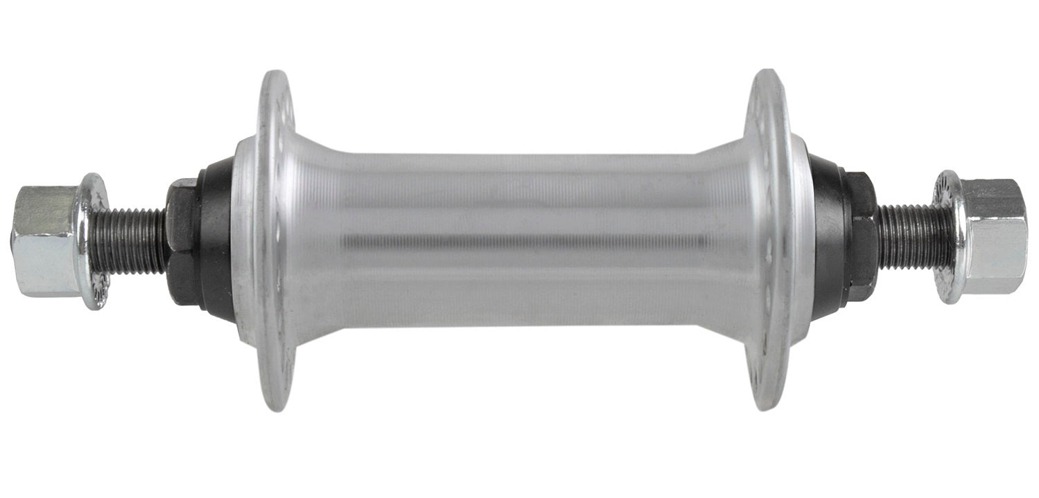 Eco voornaaf aluminium 36 gaats 100mm vaste as zilver