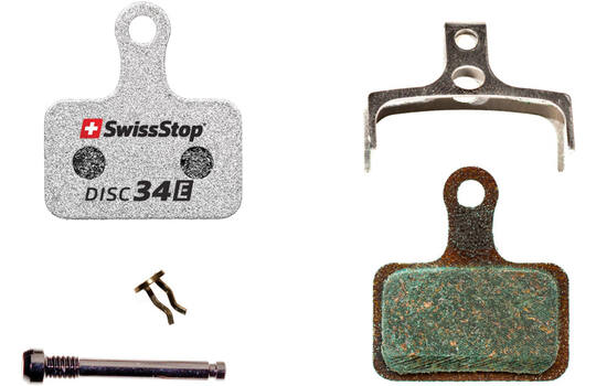 Swissstop - remblokset schijf 34 e - shimano, trp, tektro, rever