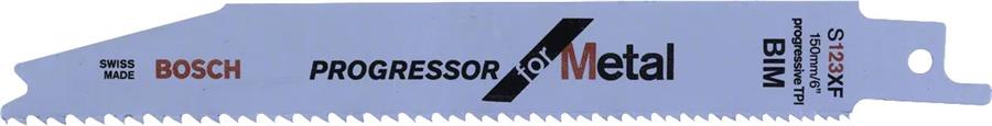 Bosch accessoires reciprozaagblad s 123 xf progressor for metal 5st - 2608654402