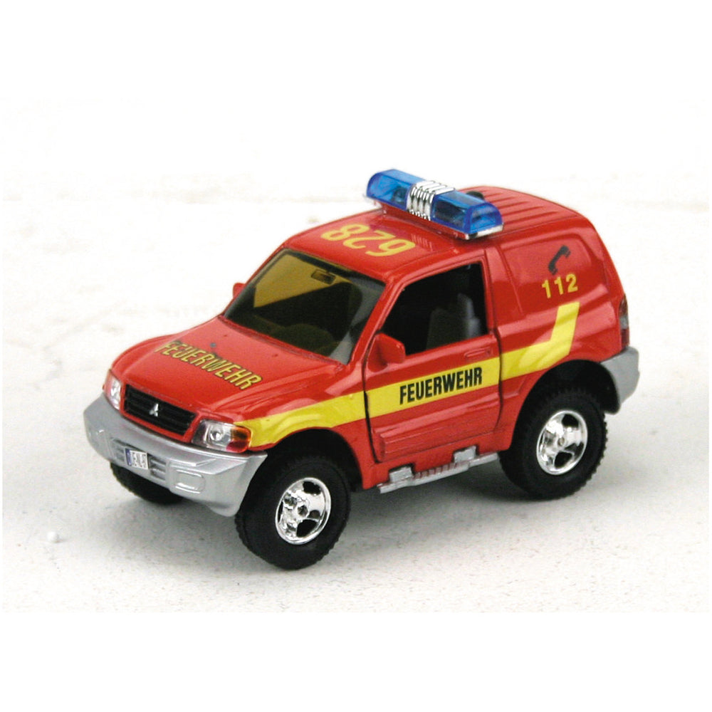 Basis Duitse pull-back brandweerauto met geluid