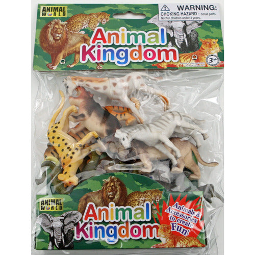 Basis dierenwereldrijk wilde dieren 8 stuks