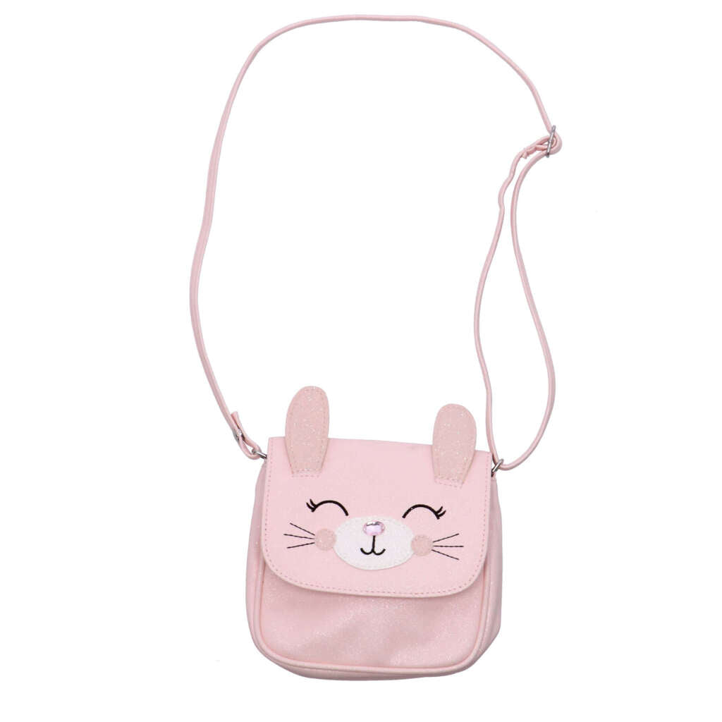 Topmode schoudertasje roze kat