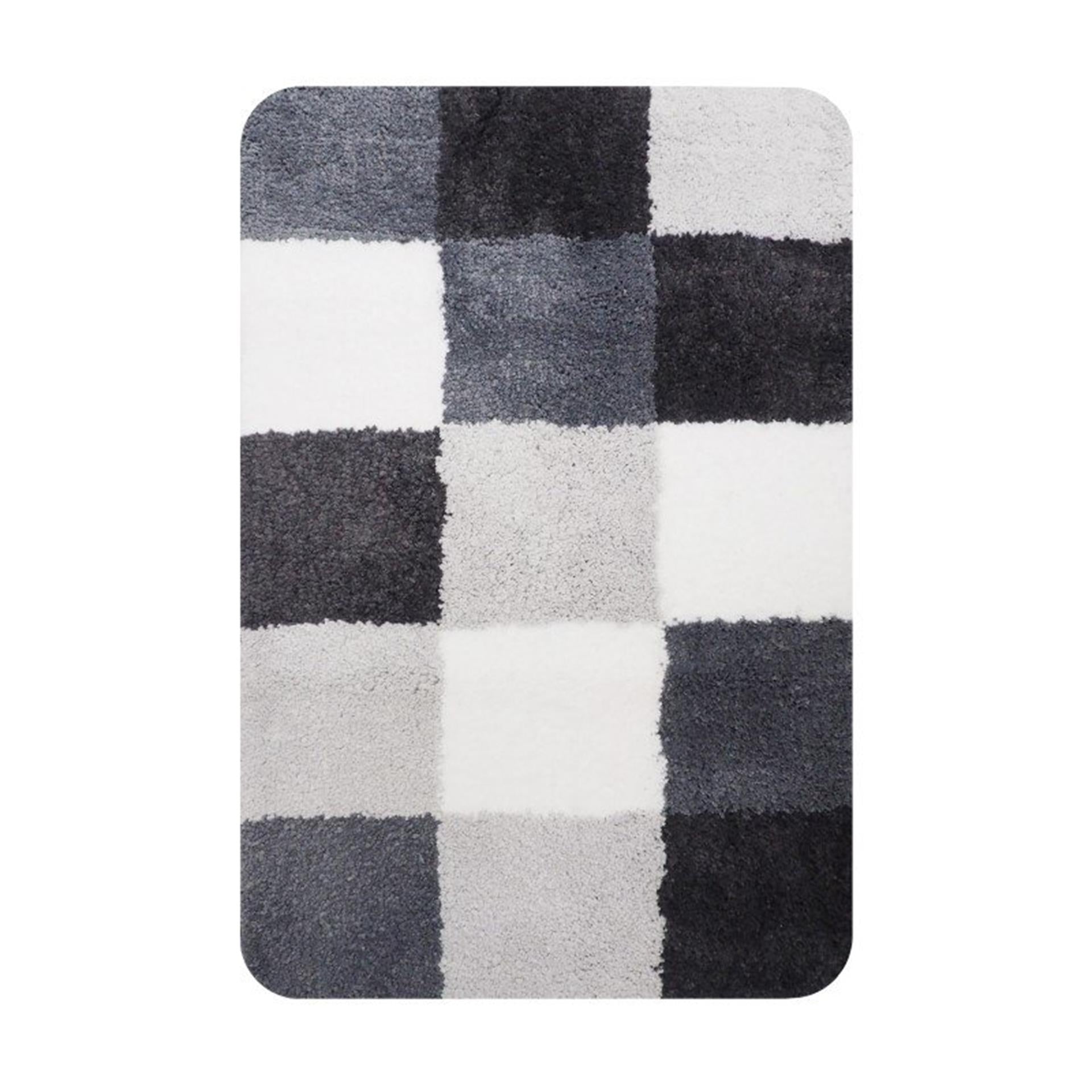 Hollandse huisbrest badmat 60 x 90 cm grijs