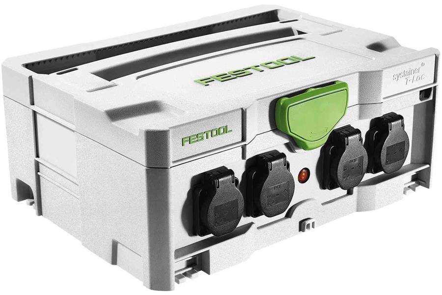Festool accessoires festool sys-powerhub sys-ph 10 meter verlengsnoer met 5 stopcontacten in systainer - 200231